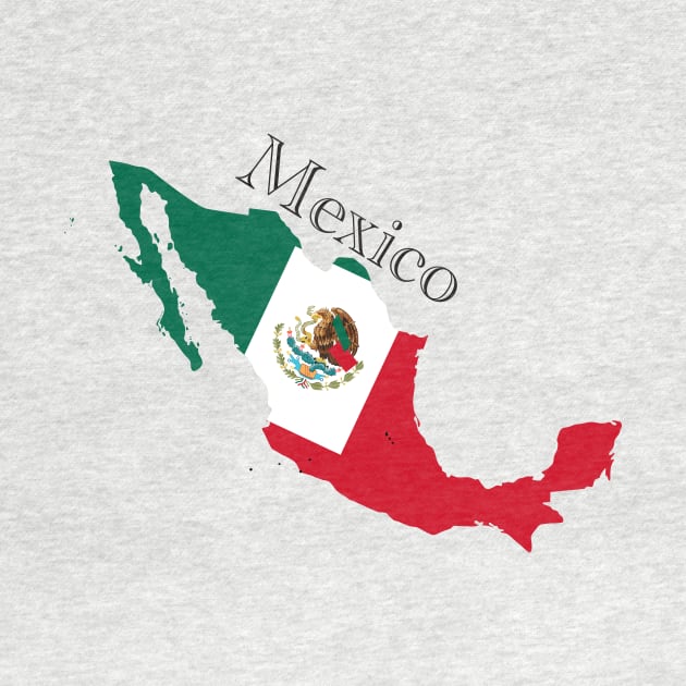 Mexican Map and Fkag by TNMGRAPHICS